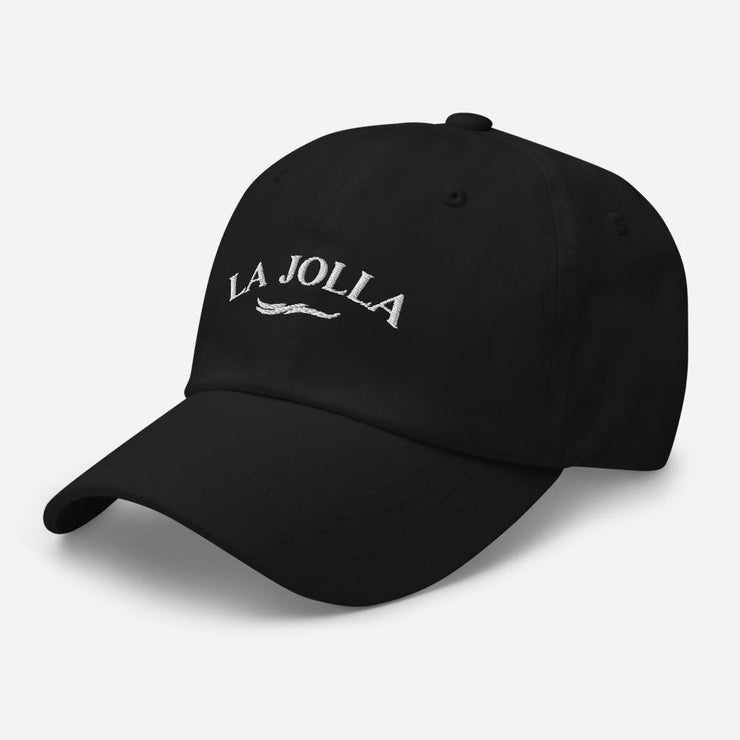 Dad Hat | La Jolla Wave Embroidered Cap | Adjustable Beach Style | Casual Summer Accessory | Perfect Gift for Him & Her
