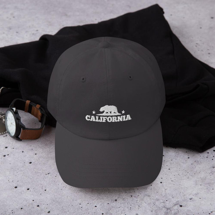 California Republic Inspired Embroidered Bear Hat