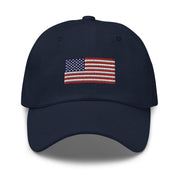 American Flag Embroidered Cap