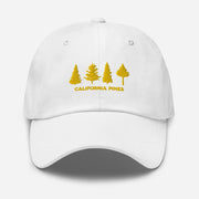 California Pines Gold Embroidered Dad Cap