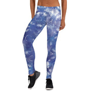 Blue Mandala Tie Dye Pattern Leggings