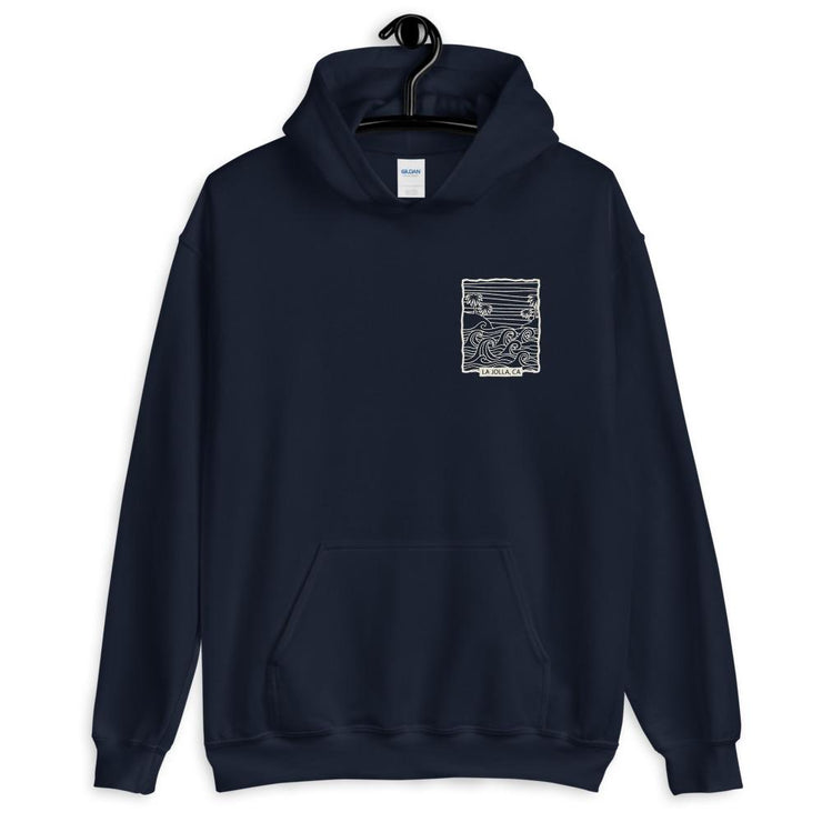 La Jolla, CA Wave Unisex Hoodie