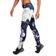 Bold Flower Pattern Leggings