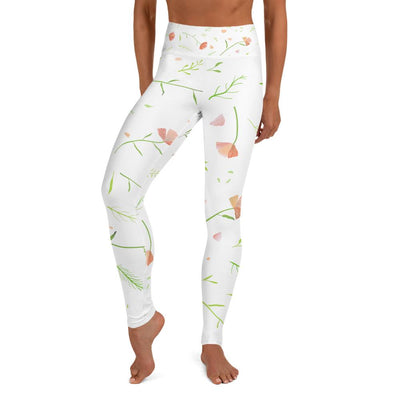 Blooming Flowers Yoga Leggings