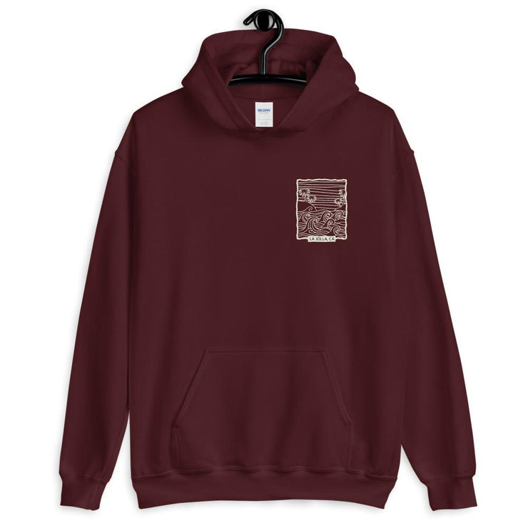 La Jolla, CA Wave Unisex Hoodie