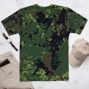 Green and Black Camo Men's T-Shirt