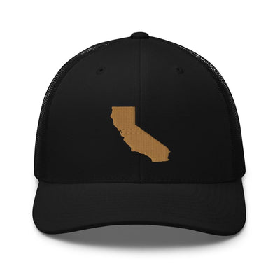 California State Silhouette Embroidered Trucker Cap