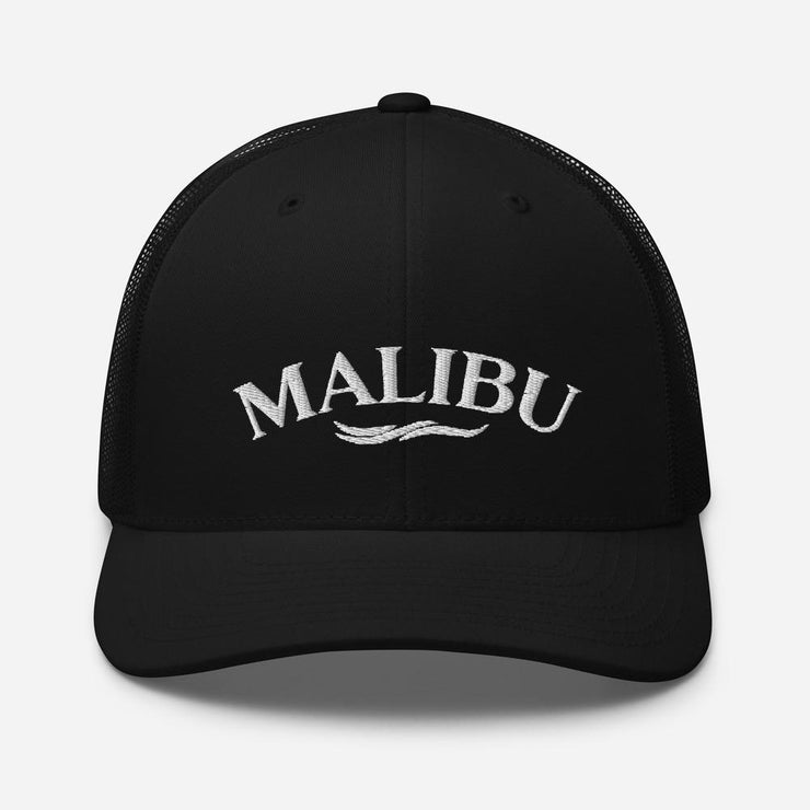 Malibu Wave Embroidered Trucker Hat