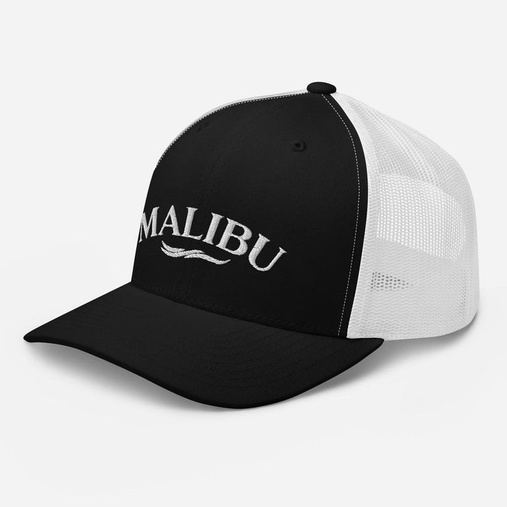 Malibu Wave Embroidered Trucker Hat