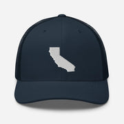 California State Silhouette Embroidered Trucker Cap