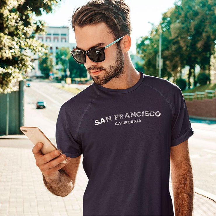 San Francisco Vintage Ink Style Short-Sleeve Unisex T-Shirt