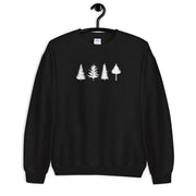 Sweatshirt with Pine Tree Graphic | Unisex Design, Cozy and Soft, Ideal Gift for Nature Lovers & Outdoor Enthusiasts
