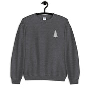Single Pine Tree Embroidered Sweatshirt