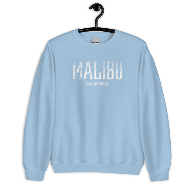 Malibu, California Vintage Ink Style Unisex Sweatshirt