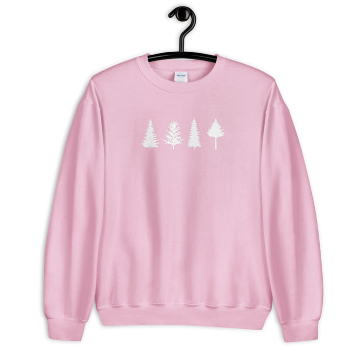 Sweatshirt with Pine Tree Graphic | Unisex Design, Cozy and Soft, Ideal Gift for Nature Lovers & Outdoor Enthusiasts