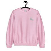 Double Pine Tree Embroidered Sweatshirt