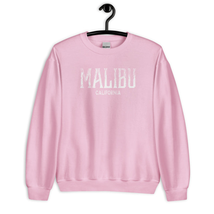 Malibu, California Vintage Ink Style Unisex Sweatshirt
