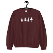 Sweatshirt with Pine Tree Graphic | Unisex Design, Cozy and Soft, Ideal Gift for Nature Lovers & Outdoor Enthusiasts