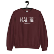 Malibu, California Vintage Ink Style Unisex Sweatshirt