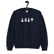 Sweatshirt with Pine Tree Graphic | Unisex Design, Cozy and Soft, Ideal Gift for Nature Lovers & Outdoor Enthusiasts