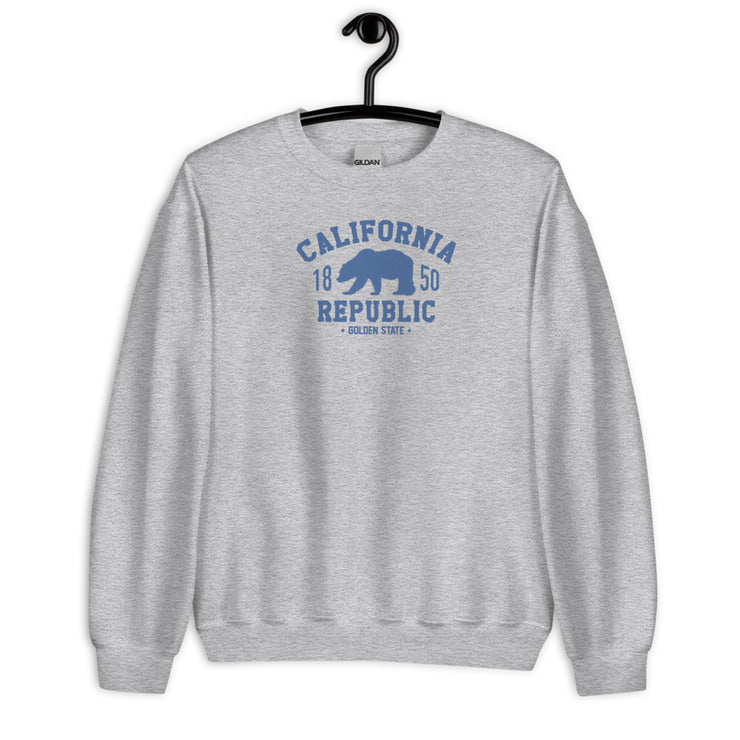 California Republic Vintage Ink Style Unisex Sweatshirt