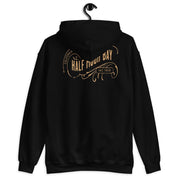 Half Moon Bay Vintage Ink Style Unisex Hoodie