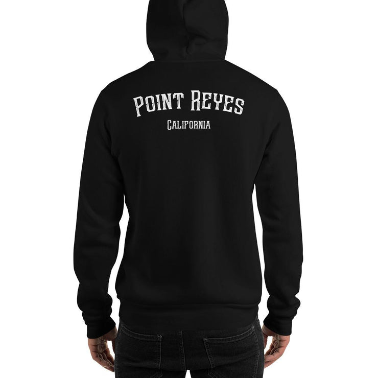 Point Reyes California Vintage Ink Style Unisex Hoodie