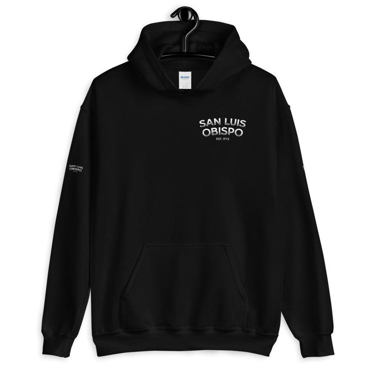 San Luis Obispo Vintage Ink Style Unisex Hoodie