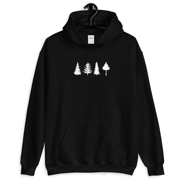 Pine Trees Graphic Unisex Hoodie