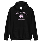 California College Style Bear Silhouette Hoodie