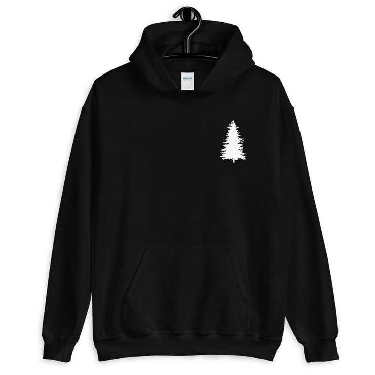 Single Pine Tree Unisex Hoodie