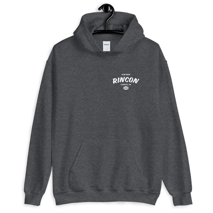 Rincon, Ventura County, CA Unisex Beach Hoodie - Front Logo and Back Printing