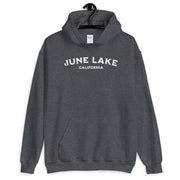 June Lake, California Vintage Ink Style Unisex Hoodie