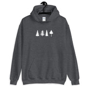 Pine Trees Graphic Unisex Hoodie