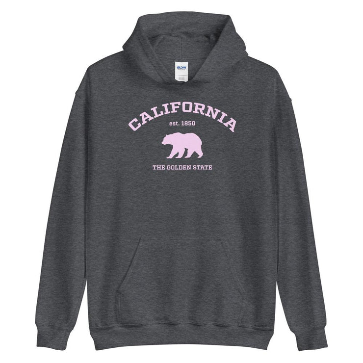 California College Style Bear Silhouette Hoodie