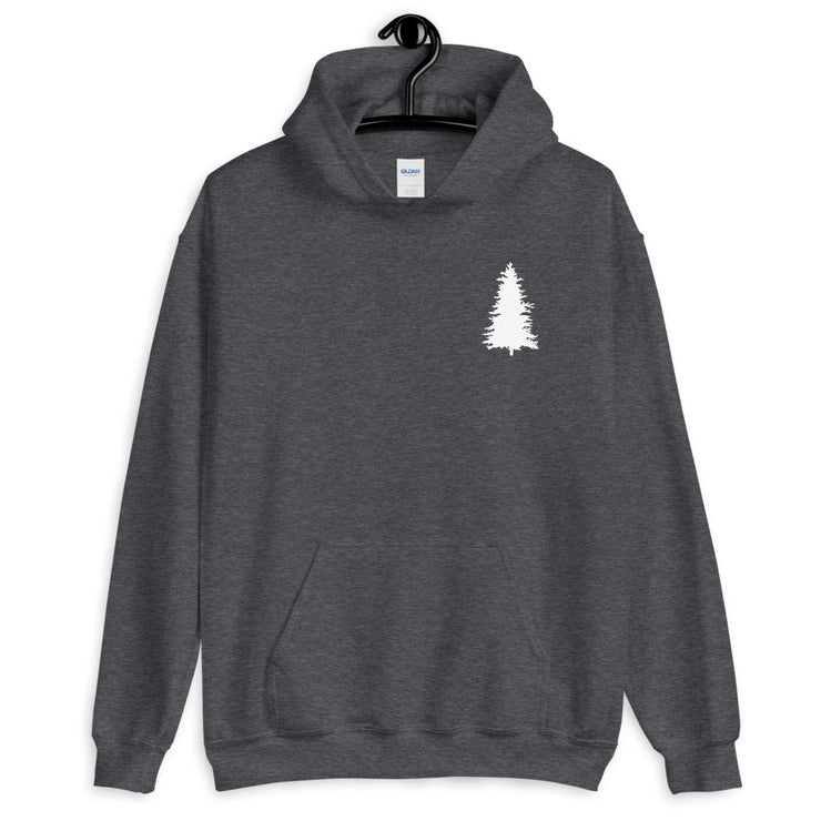 Single Pine Tree Unisex Hoodie