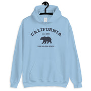 California College Style Bear Silhouette Hoodie