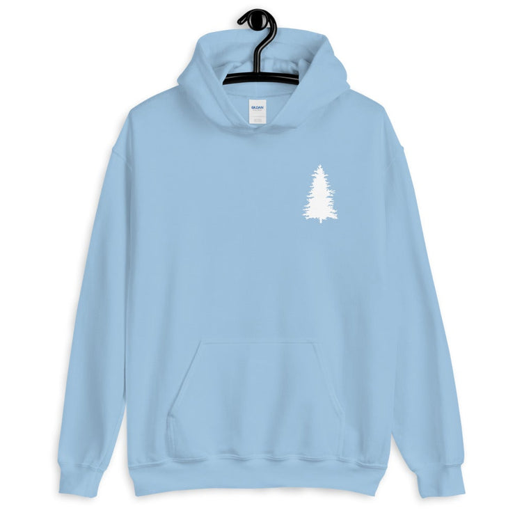 Single Pine Tree Unisex Hoodie