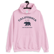 California College Style Bear Silhouette Hoodie