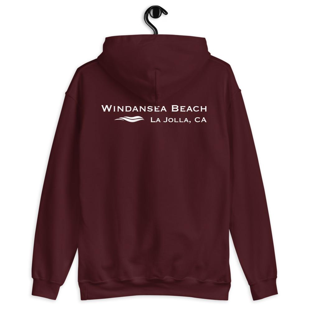 Windansea Beach, La Jolla CA Front and Back Unisex Hoodie 