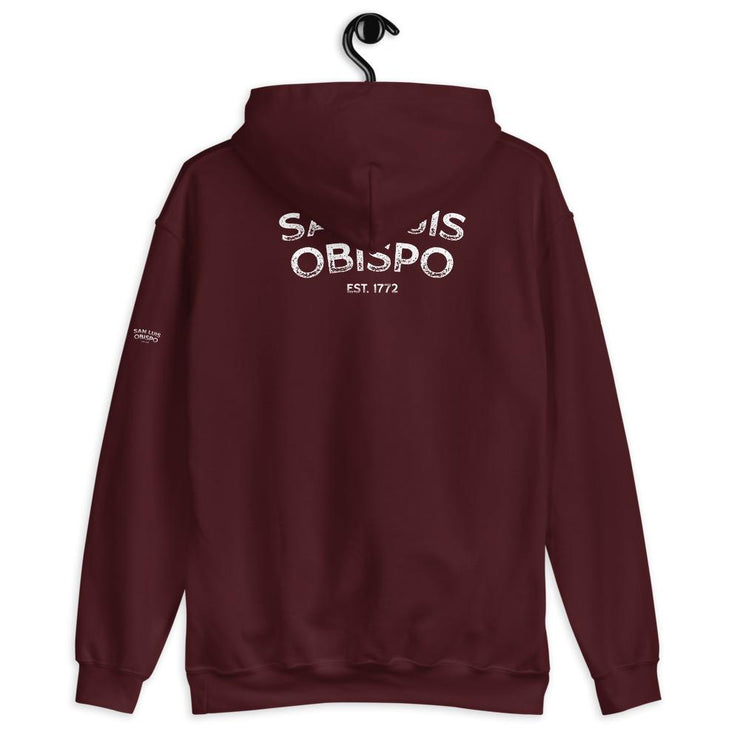 San Luis Obispo Vintage Ink Style Unisex Hoodie