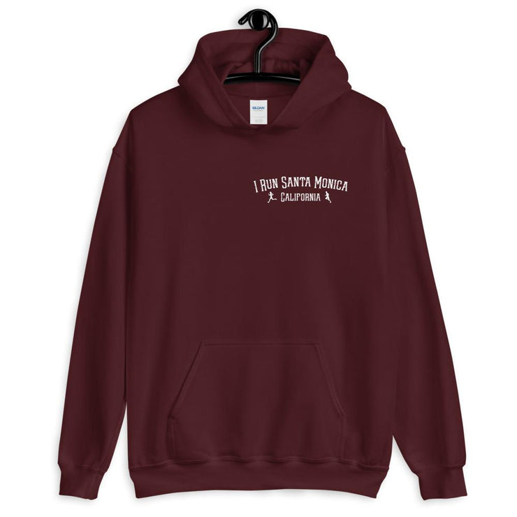 I Run Santa Monica, California Unisex Hoodie