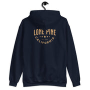 Lone Pine Textured Ink Style Unisex Hoodie