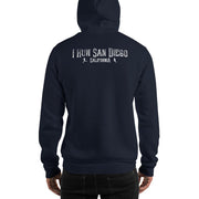 I Run San Diego, California Vintage Ink Style Unisex Hoodie