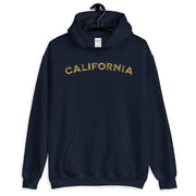 California Gold Foil Style Unisex Hoodie - California Hoodie