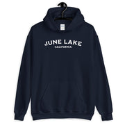 June Lake, California Vintage Ink Style Unisex Hoodie