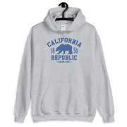 California Republic Vintage Ink Style Unisex Hoodie