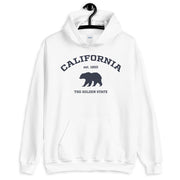 California College Style Bear Silhouette Hoodie