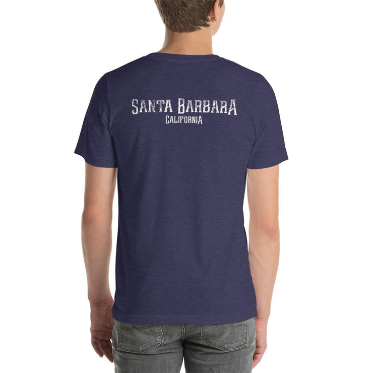 Santa Barbara Vintage Ink Style Unisex T-Shirt