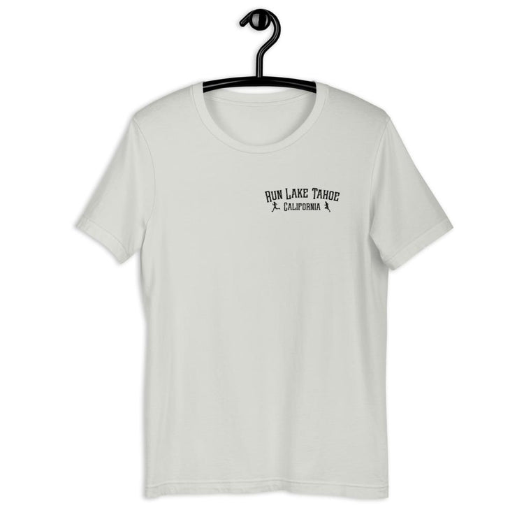Run Lake Tahoe, California Vintage Font Unisex T-Shirt
